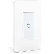 Milfra Touch Smart Switch Single Pole, Smart Light Switch, Smart WiFi Light Switches, Smart Switc...