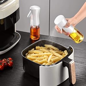 Spray bottle cooking oil dispenser kitchen olive oil sprayer mister refillable glass