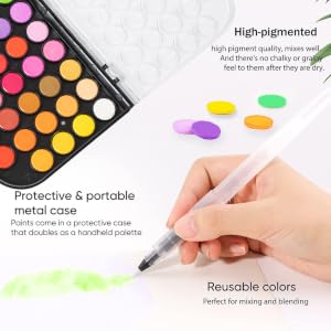 Portable Watercolor Cake