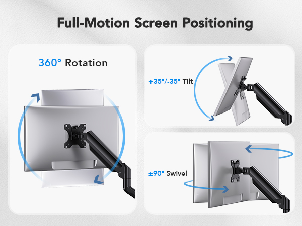 dual monitor wall mount