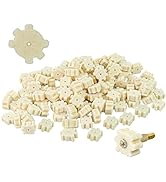 110 Pack Miaozhun .223Cal 5.56mm .300 Blackout Wool Star Chamber Cleaning Pads with Rod Fitting A...