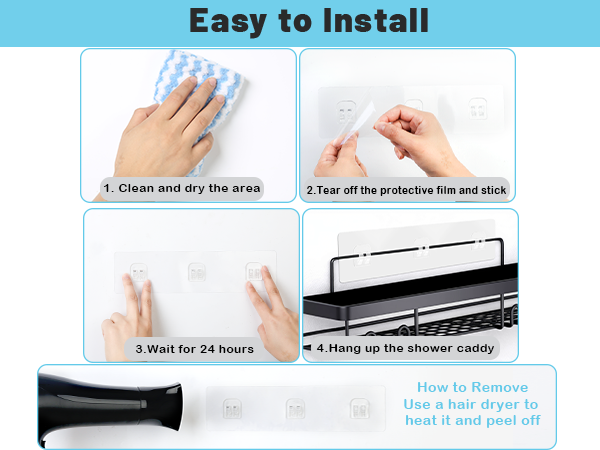 shower shelf sticky replacement