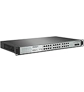 SODOLA 24 Port Gigabit PoE Switch 300W |24 Gigabit PoE+ Ports&2 Gigabit SFP Uplink, IEEE802.3af/a...