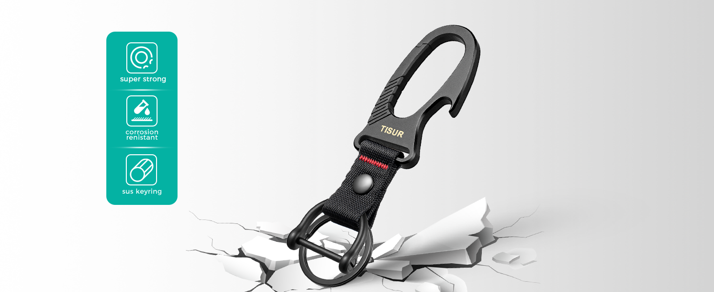 carabiner keychain clip