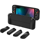 PlayVital AlterGrips Protective Slim Case for Nintendo Switch OLED, Ergonomic Grip Cover for Joyc...