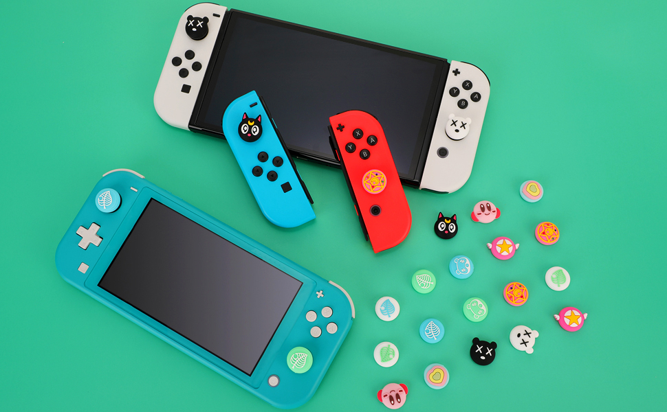 cute thumb grip caps for Nintendo Switch / Lite / OLED