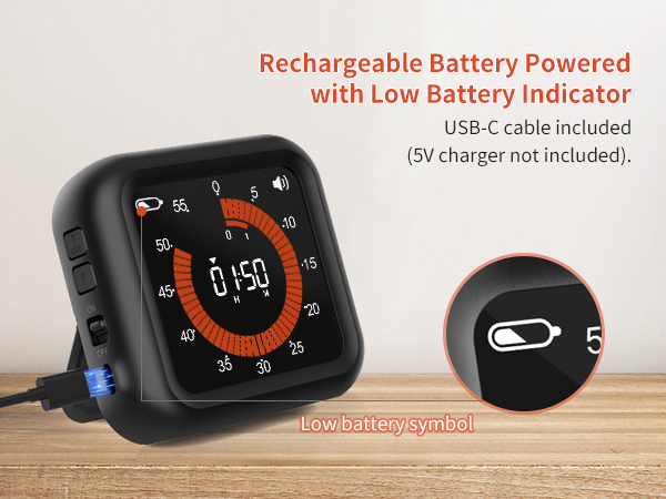 rechargeable digital timer