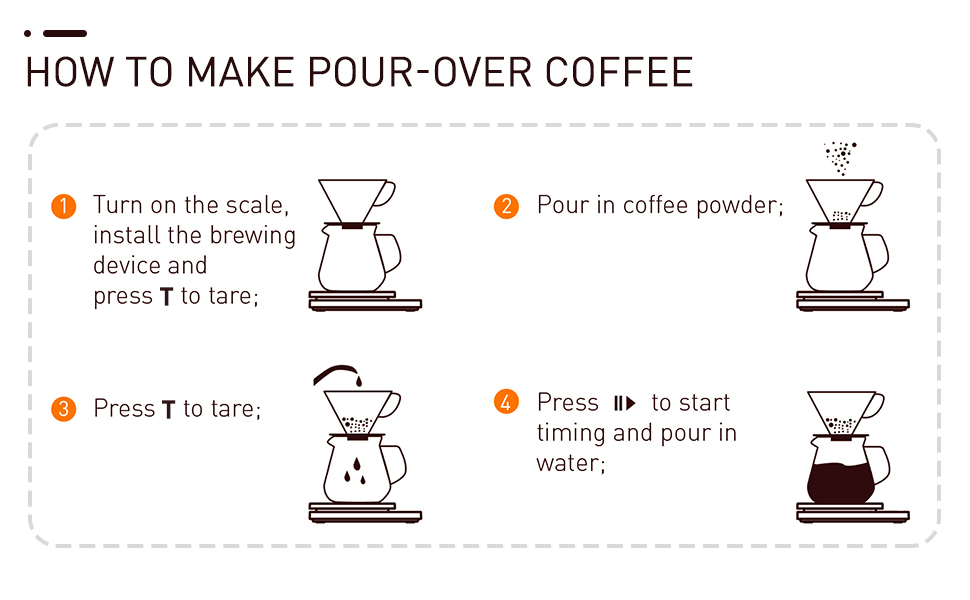 coffee scale with timer digital coffee scale coffee weight automatic scale coffee bean scale
