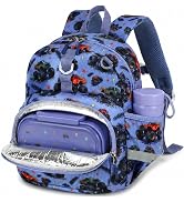 LOIDOU Kids Backpack for Boys, 12 Inch Mini Bookbag with Insulated Pocket | Toddler Preschool Day...