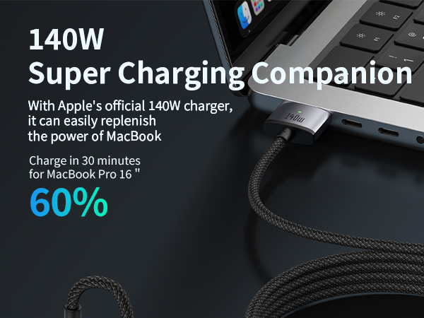 USB C to Magnetic 3 cable 140W USB C to Mag safe 3 cable 6ft charger adapter power