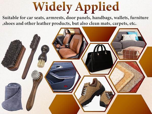Leather Brush Car Detailing