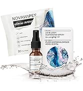 Avenova Eyelid and Eyelash Cleanser Spray with 30 Dry Wipes - Gentle Everyday Hypochlorous Acid L...