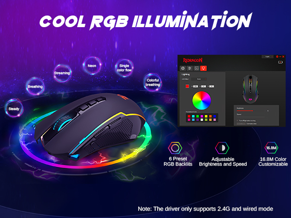 M914P RGB gaming mouse