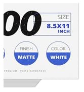 White cardstock