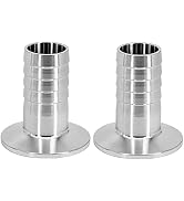 Beduan 1.5" Tri Clamp to 1" Barb Fitting Stainless Sanitary Home Brew Adapter (Ferrule OD 50.5mm,...