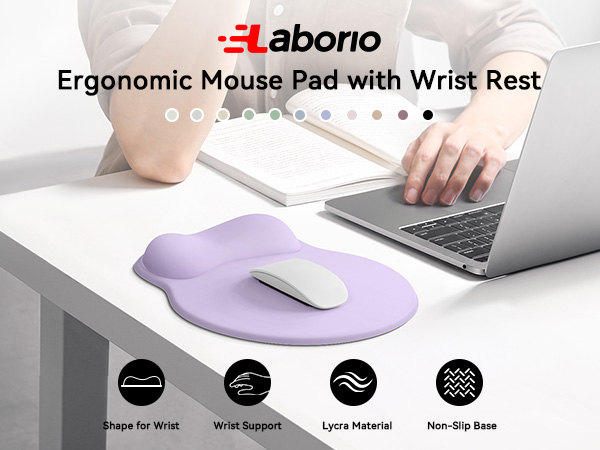 mouse pad with wrist rest