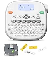 Rongta TD210 Bluetooth Handheld Label Maker Machine with 1 Tape, Portable Label Printer QWERTY Ke...
