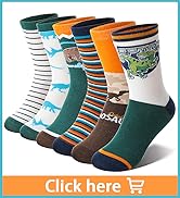 6 Pairs Boys Kids Socks Crazy Fun Novelty Funny Cotton Crew Children Teenage Boys Socks