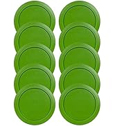 Replacement Lid for Pyrex 5" Storage Plastic Cover 2 Cup Bowl 7200-PC Green (10-Pack)