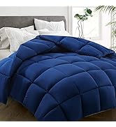 HYLEORY All Season Queen Size Bed Comforter - Cooling Down Alternative Quilted Duvet Insert with ...