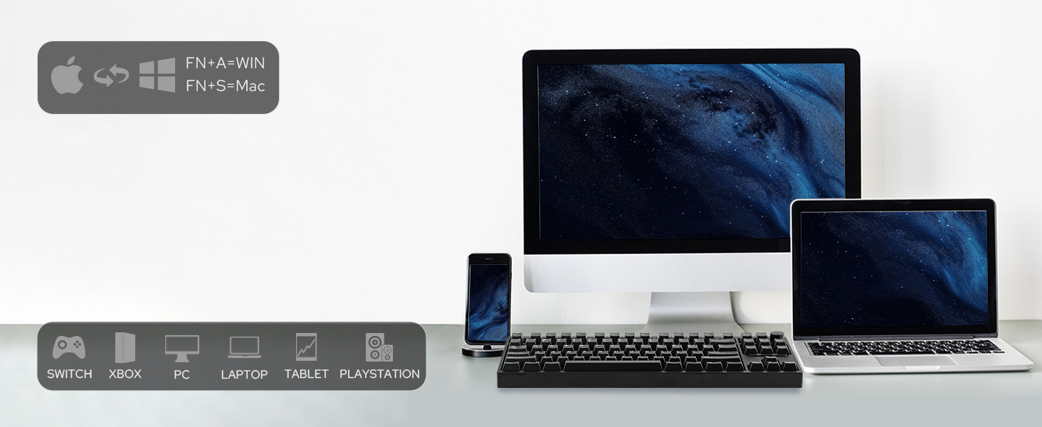 P87 Wireless Gaming Keyboard