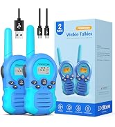 FOREDOM Rechargeable Walkie Talkies for Kids Walkie Talkies Long Range for Boy & Girl Age 3 to 12...