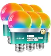 Linkind Matter Smart Light Bulbs 5GHz, Work with Alexa/Apple Home/Google, UltraColor 1100LM Color...