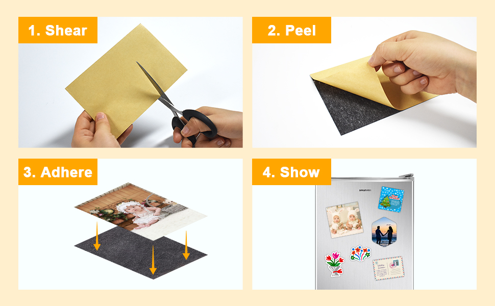 Magnetic Adhesive Sheets