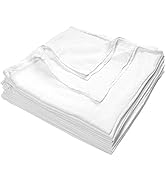 Nouvelle Legende Cotton Flour Sack Commercial Grade Towels, 28 by 29 Inches, White, Pack of 12