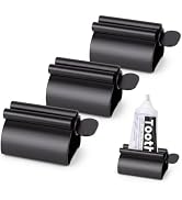 LOVEINUSA Toothpaste Tube Squeezer Dispenser, 3 PCS Toothpaste Roller | Black Squeezer Tool Metal...