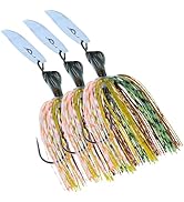 Reaction Tackle Breaker Jigs for Bass Fishing - Weedless Bait Design Fishing Lures and Silicone S...