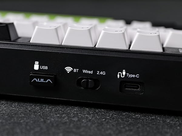the keyboard is a simple, modern design.