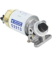 Qiilu Fuel Filter Water Separator, Marine Fuel Filter Water Separator Complete Kit S3213 Boat Out...