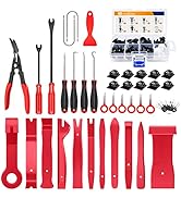GOOACC 88Pcs Trim Removal Tool, Auto Push Pin Bumper Retainer Clip Set Fastener Terminal Remover ...