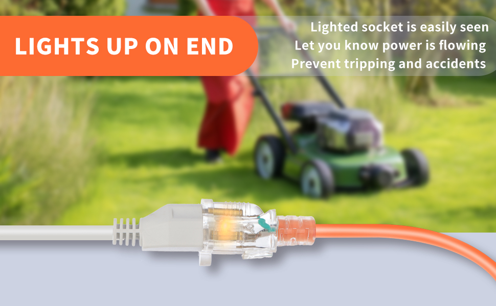 lighted end