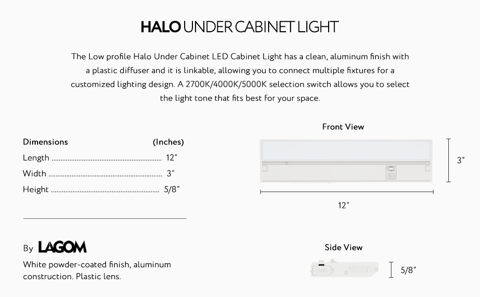 Under cabinet lights