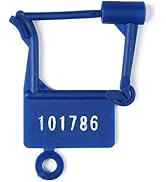 Plastic Padlock Seals Tags Disposable Self-Locking Numbered Tag Tamper Proof Security Padlocks La...