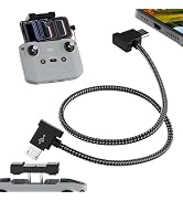 Micro USB to USB C Controller Cable for DJI Phantom 4 Mavic Spark Air Mini 1st RC-N1 Controller, ...