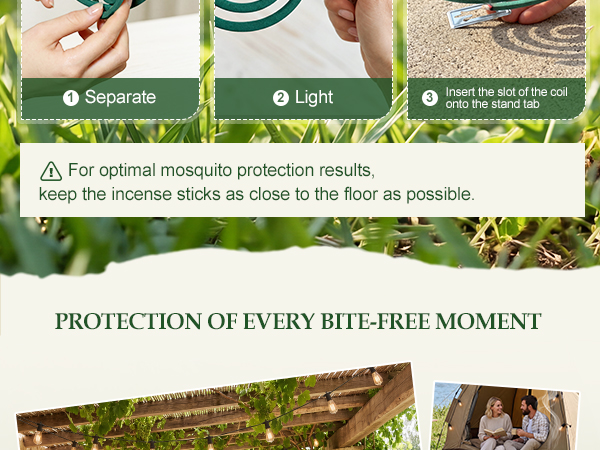citronella coils outdoor mosquito