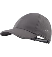 Home Prefer UPF50 Sun Hat for Men Women Reflective Water Repellent Quick Dry Baseball Cap Golf Ru...