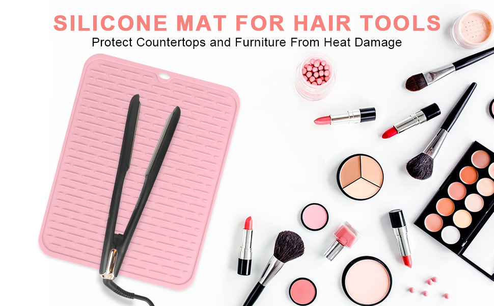 heat resistant mat for hair tools