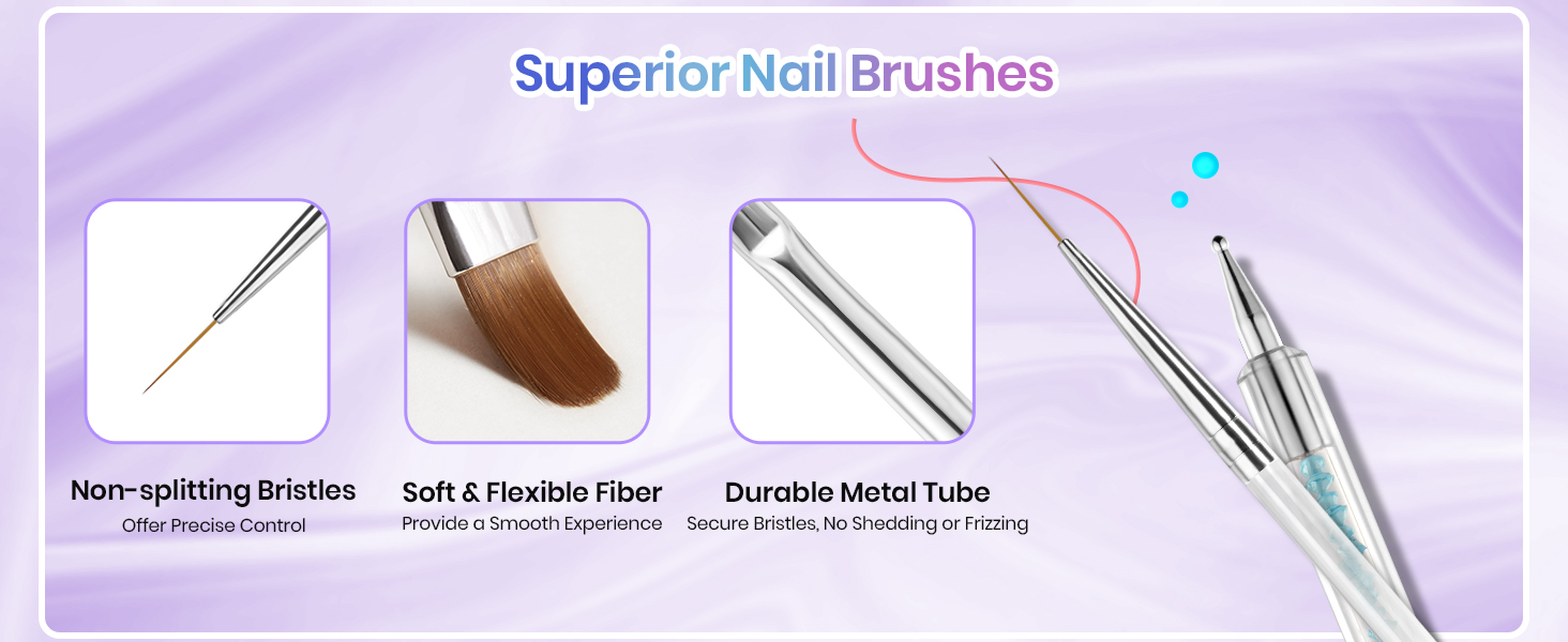 Beetles Nail Art Brushes