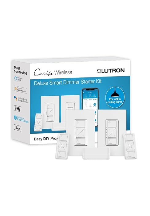 caseta, wireless, kit, dimmer, remote