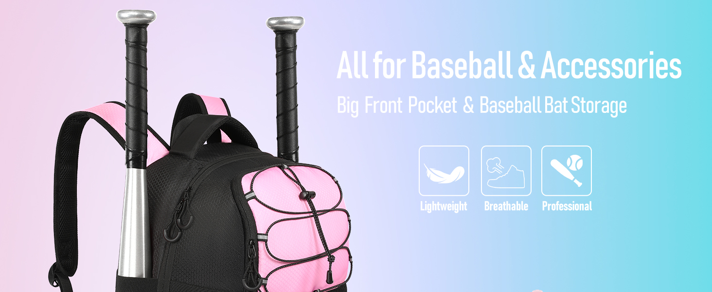youth baseball bag kids baseball backpack boys 5-8 equipment bag adult gear bag