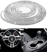 AOCISKA 16.4Ft Bling Car Trim Self Adhesive,Car Dashboard Decorations,DIY Rhinestone Car Interior...