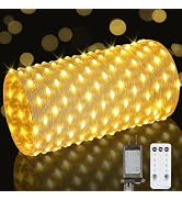 BEEWIN Christmas Lights Outdoor-200LED 75.4FT IP65 Waterproof 8 Modes LED Starry Fairy Lights wit...