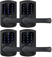 HIDALIFE Keyless Entry Door Lock, Keypad Door Lock with Handle, Electronic Door Lock, Touchscreen...