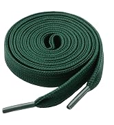 YFINE Flat Shoe Laces for Sneakers: 2 Pairs 9 MM Wide Thick Athletic Shoelaces