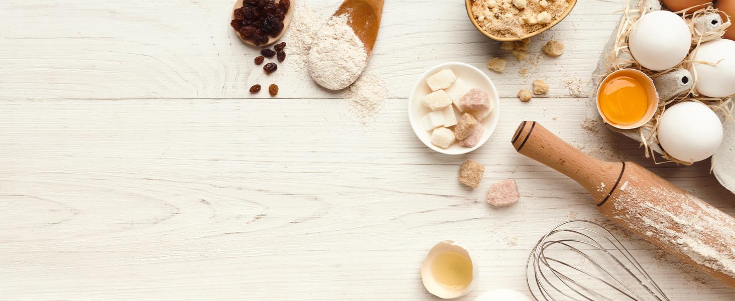 Replace the clutter of measuring cups and spoons with one, easy-to-use scale.