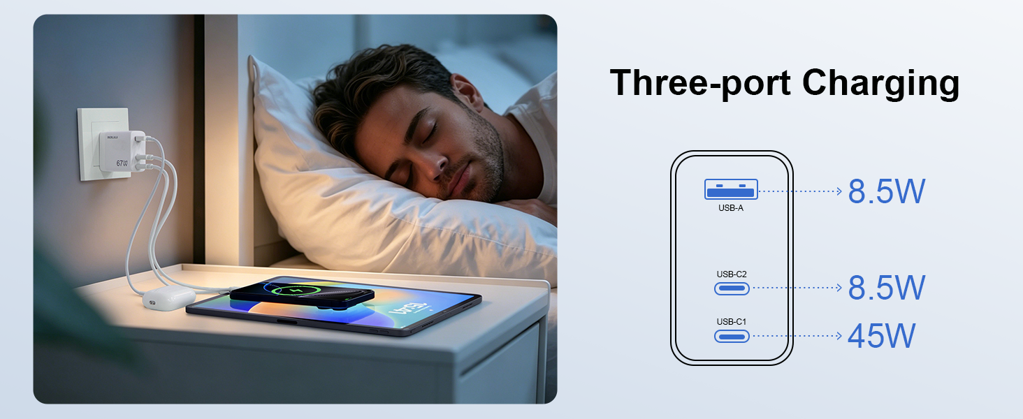 Three-port Charging